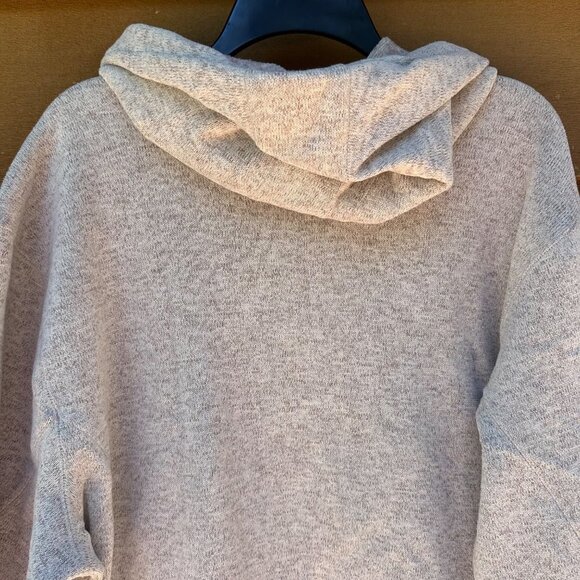 Cabela's Hooded Sweatshirts Beige Zip Up Sweater Sweatshirt Size L - Picture 10 of 11